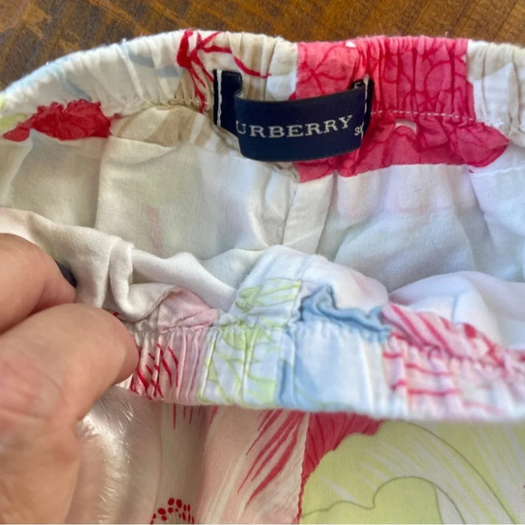 Shirt top + bottoms set 1/3 months short sleeves Burberry - Picture 7 of 7